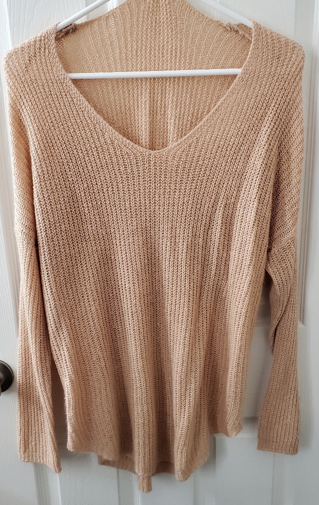 Charlotte Russe sweater top, size large